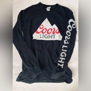 Vintage Coors Light long sleeve graphic tee